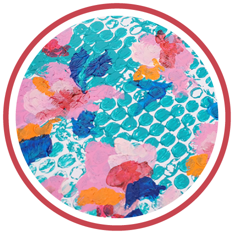 Kreativ mit Luftpolsterfolie